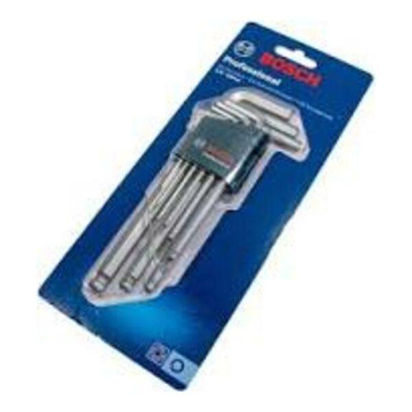 Bosch Set 9 Chavi A Brugola Esagonali- - 1600A01TH5