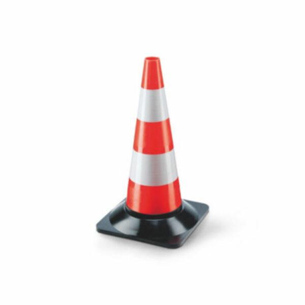 Sisas Cono In Pvc H.50 Cm Bianco/Rosso - 909011003