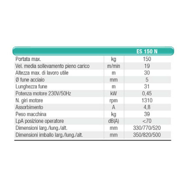 Imer International S.P.A. Elevatore Es150 New - 1141210